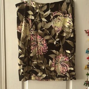 J.Jill Floral Print Women's Skirt